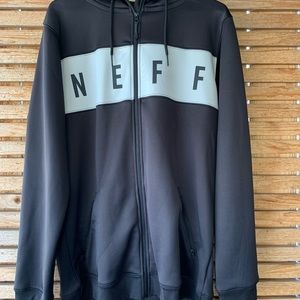 Neff Zip Up Mens Fleece Jacket Large